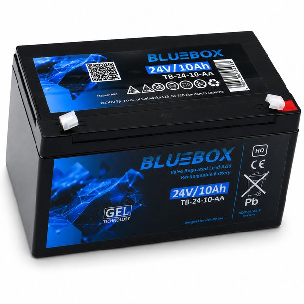 BLUEBOX gelio akumuliatorius vaikiško automobilio akumuliatoriui VRLA AGM 24V10Ah