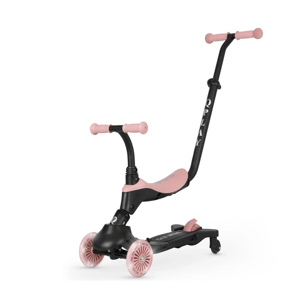 Paspirtukas Qplay Sema Evo 3in1 Rožinis