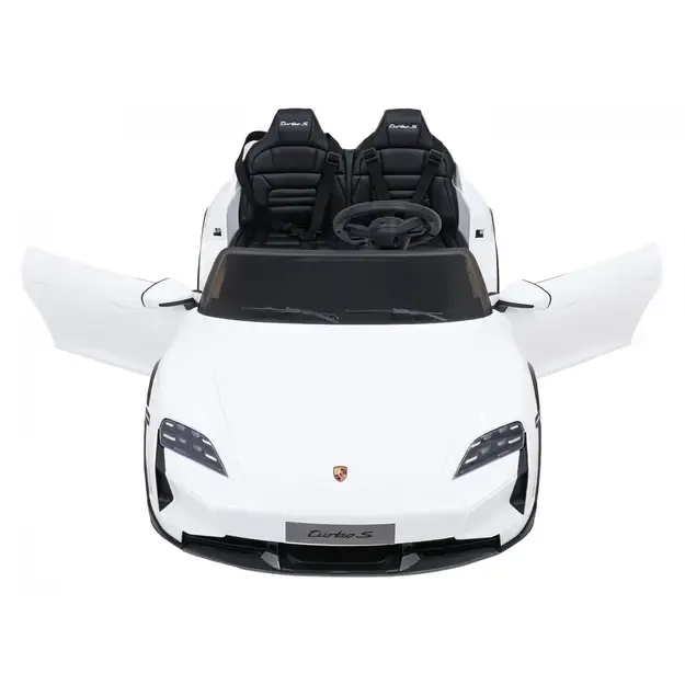 Porsche Taycan Turbo S Baltas 11