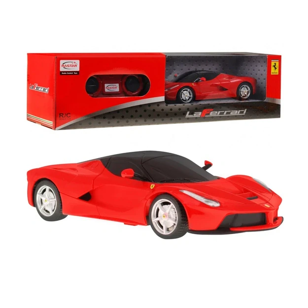 „Ferrari LaFerrari RASTAR“ modelis 1:24. R/C automobilis + 2,4 GHz nuotolinio valdymo pultas.