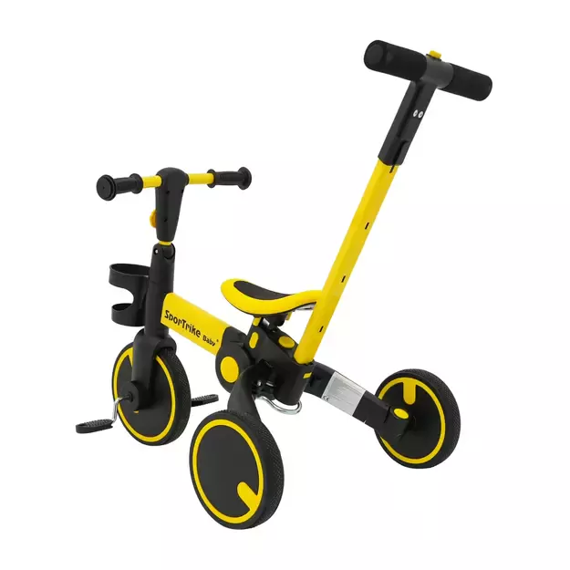 Happy Bike 3in1 Sportrike Geltonas