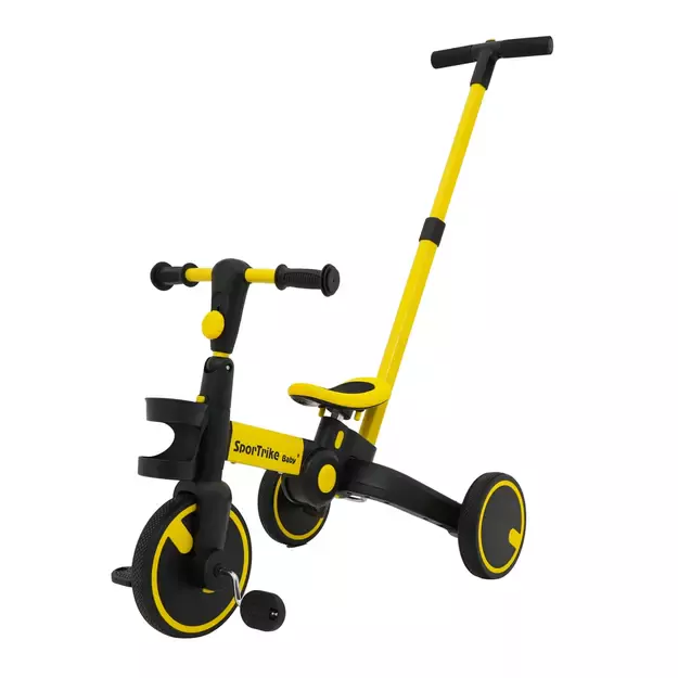 Happy Bike 3in1 Sportrike Geltonas