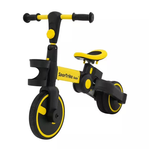 Happy Bike 3in1 Sportrike Geltonas