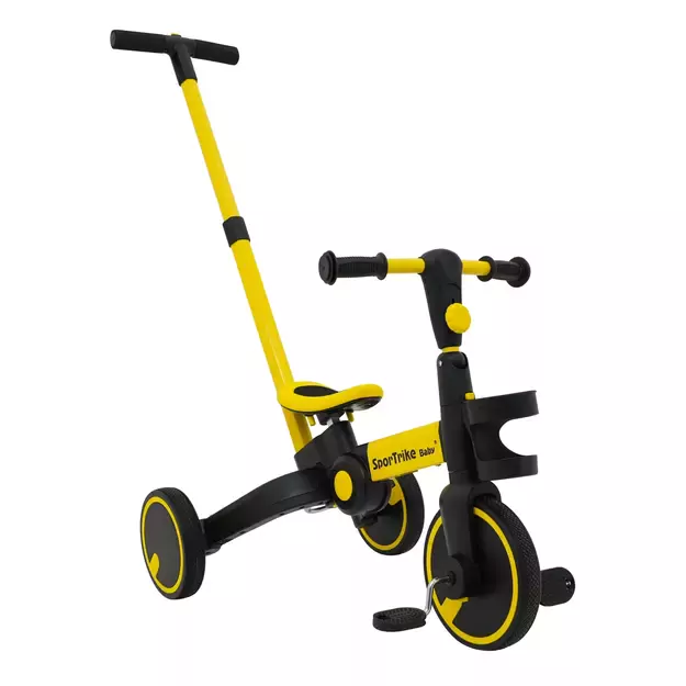 Happy Bike 3in1 Sportrike Geltonas