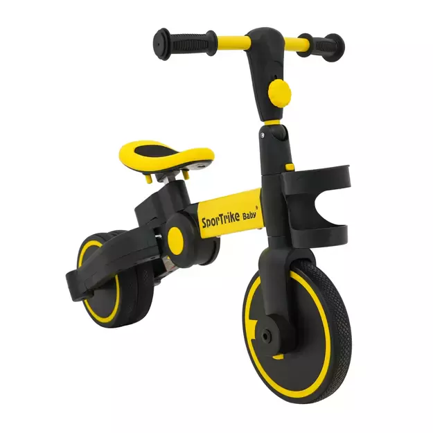 Happy Bike 3in1 Sportrike Geltonas