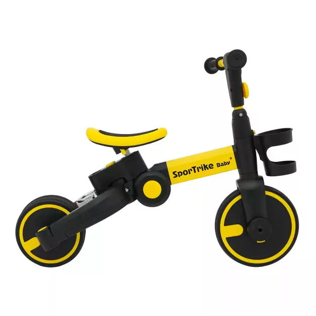 Happy Bike 3in1 Sportrike Geltonas