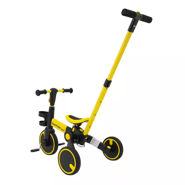 Happy Bike 3in1 Sportrike Geltonas