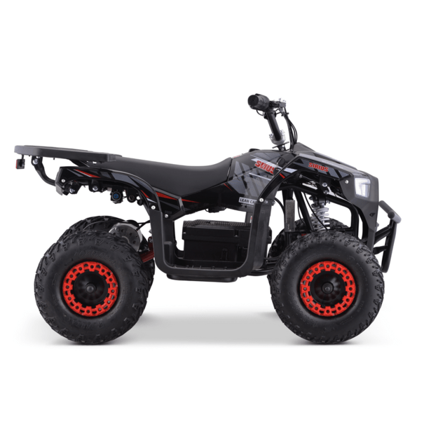 vaikiškas akumuliatorinis keturatis OUTLANDER ATV- 13EA Raudonas