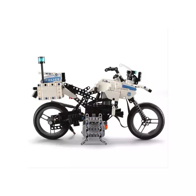 Konstruktorius Policijos Motociklas R/C blokai  539el 