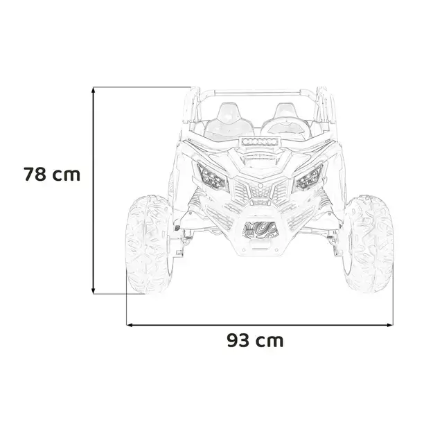 Buggy SR SUPER 66 Geltonas