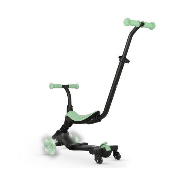 Paspirtukas Qplay Sema Evo 3in1  Žalias