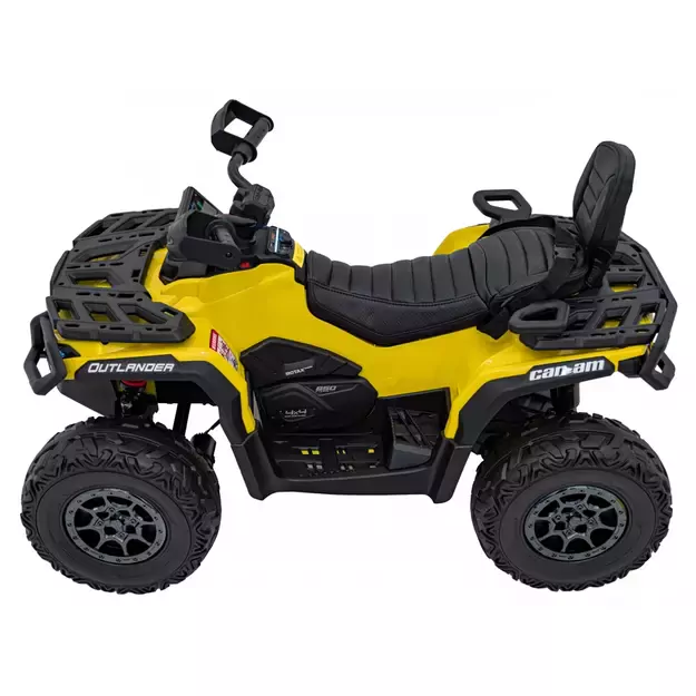 Quad Can Am Outlander ATV Geltonas 12v