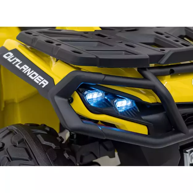 Quad Can Am Outlander ATV Geltonas 12v