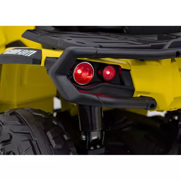 Quad Can Am Outlander ATV Geltonas 12v