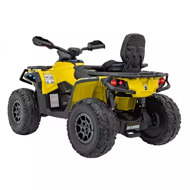 Quad Can Am Outlander ATV Geltonas 12v