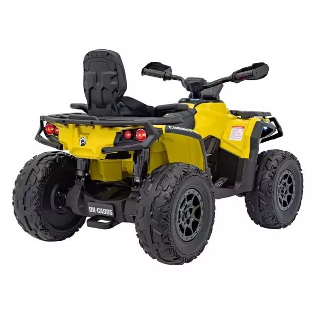 Quad Can Am Outlander ATV Geltonas 12v