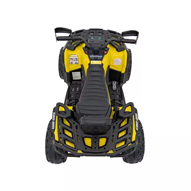 Quad Can Am Outlander ATV Geltonas 12v