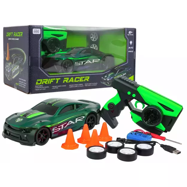 R/C STAR Mašinėlė Žalia