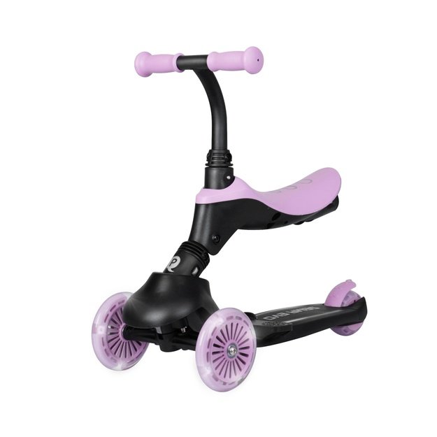 Paspirtukas Qplay Sema Evo 3in1  Violetinis