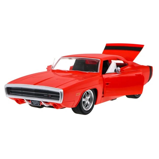 1970 Dodge Charger RT raudonas RASTAR modelis 1:16 R/C automobilis + Nuotolinio valdymo pultas