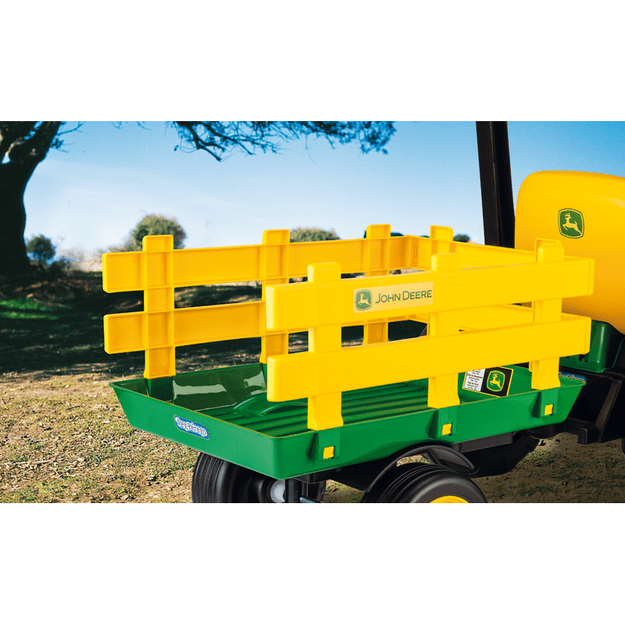 Priekaba JOHN DEERE STAKE-SIDE TRAILER