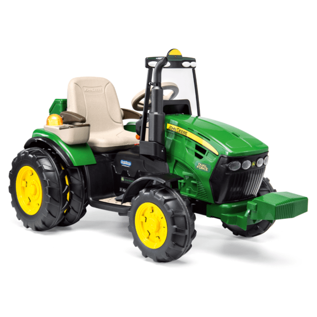 Dvivietis PEG PEREGO traktorius JOHN DEERE DUAL FORCE 12V