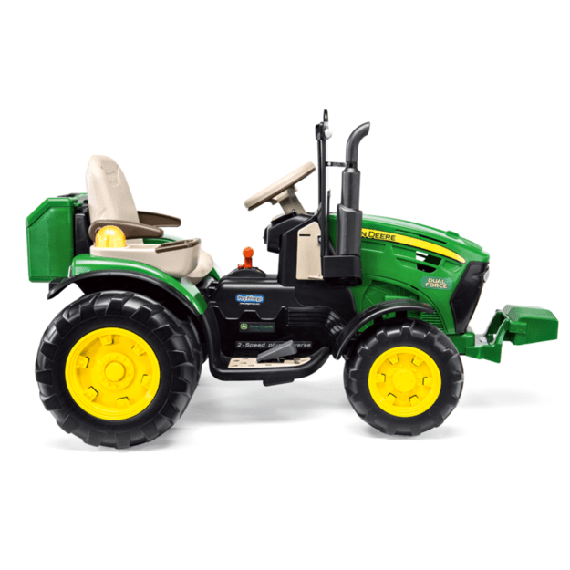 Dvivietis PEG PEREGO traktorius JOHN DEERE DUAL FORCE 12V