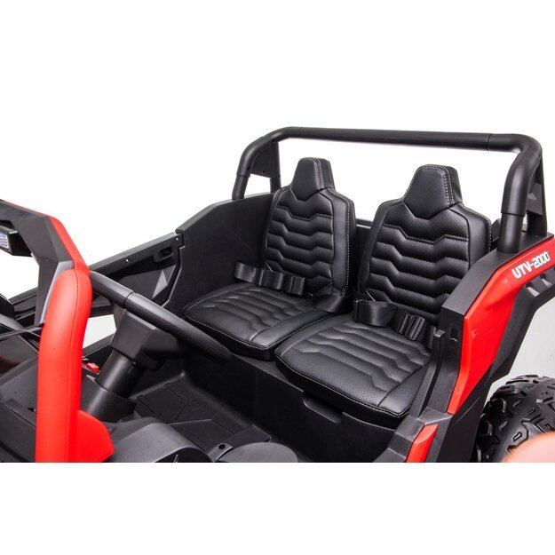 Elektromobilis vaikams Buggy A032 ATV Racing 4x4 24V raudonas