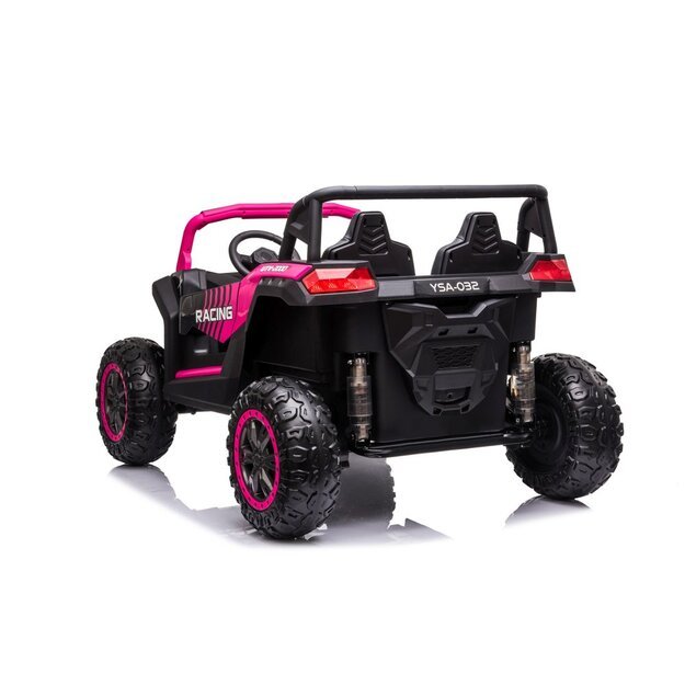 Elektromobilis vaikams Buggy A032 ATV Racing 24V 7ah rožinis