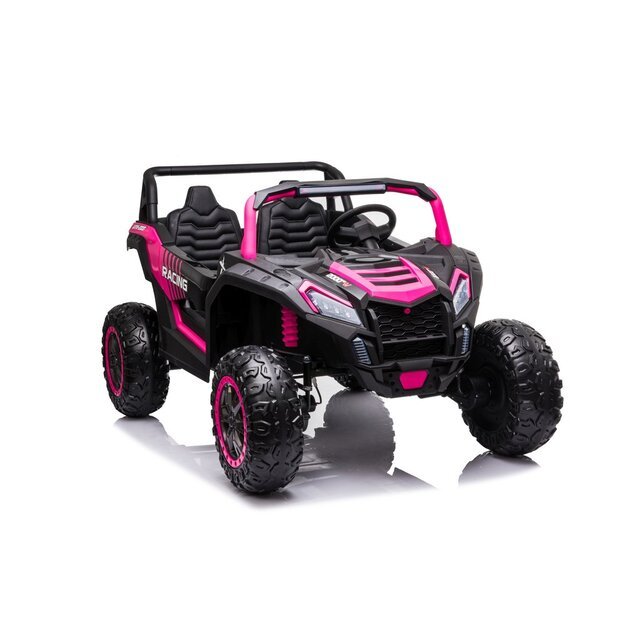 Elektromobilis vaikams Buggy A032 ATV Racing 24V 7ah rožinis