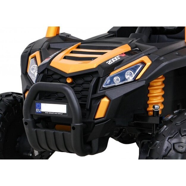 Elektromobilis Buggy UTV Racing 4x4 oranžinis, vienvietis