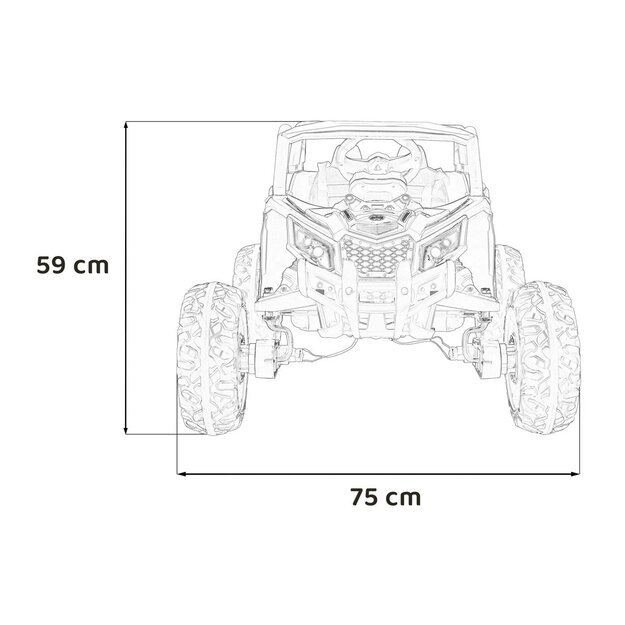 BUGGY ATV DEFEND mėlynas