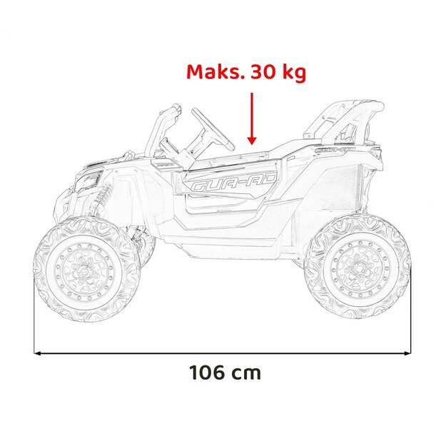 BUGGY ATV DEFEND mėlynas
