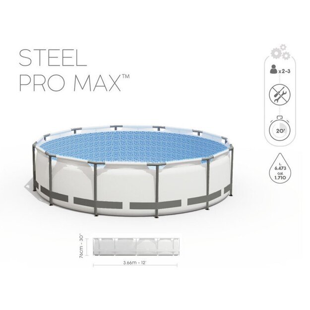 Karkasinis baseinas Bestway Steel Pro Max 8in1 366x76cm, 56416