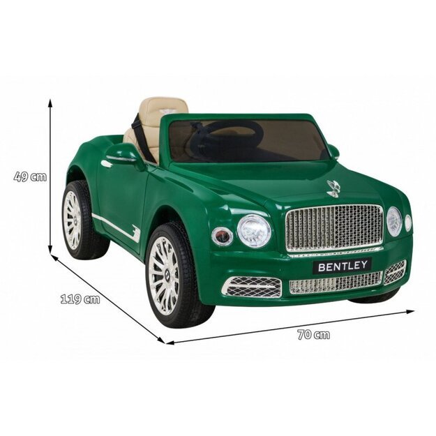 Vaikiškas vienvietis elektromobilis - Bentley Mulsanne