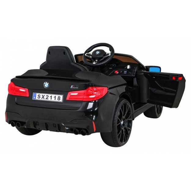 Elektromobilis vaikams BMW M5  juodas dažytas