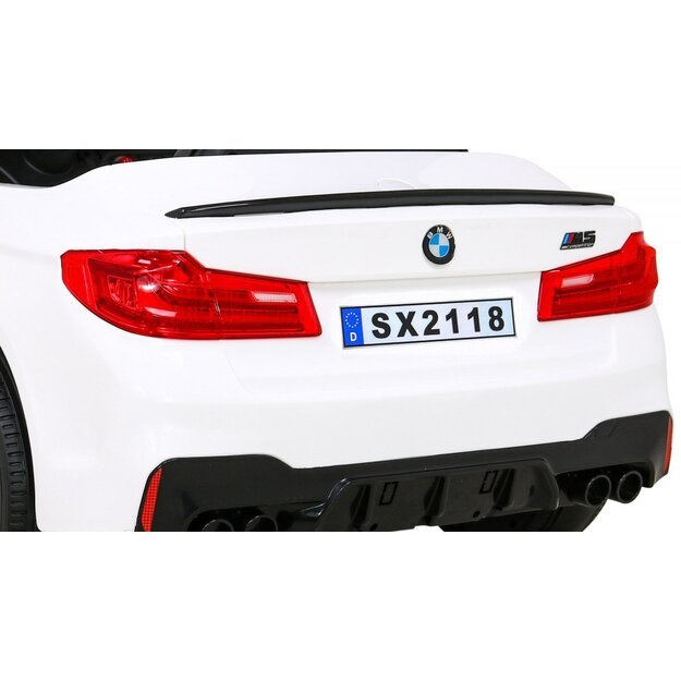 Elektromobilis vaikams BMW M5 12V baltas