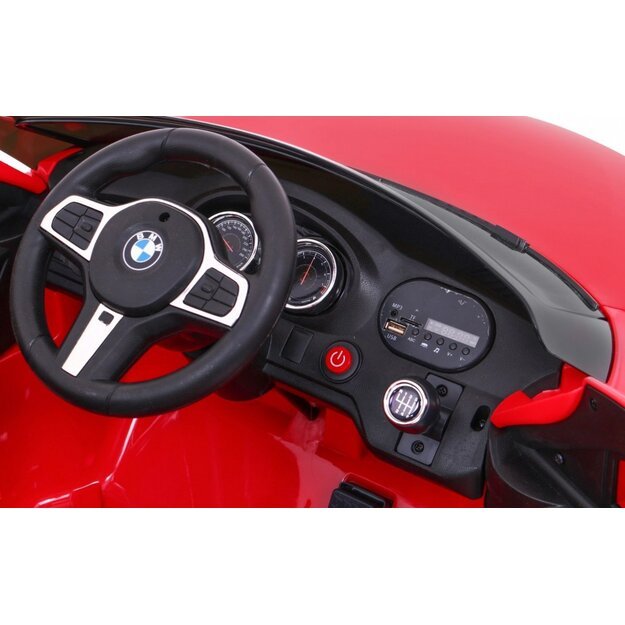 Elektromobilis vaikams BMW 6GT raudonas