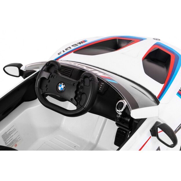 Elektromobilis vaikams BMW M6 GT3 baltas