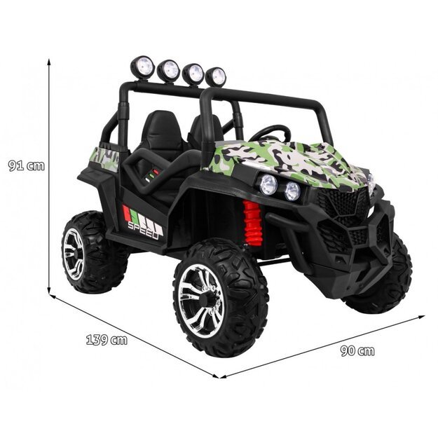Elektromobilis vaikams Grand buggy lift kamufliažinis