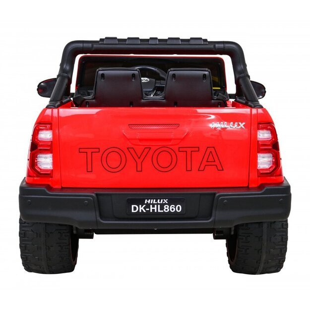 Elektromobilis Toyota Hilux S 4x4, raudonas