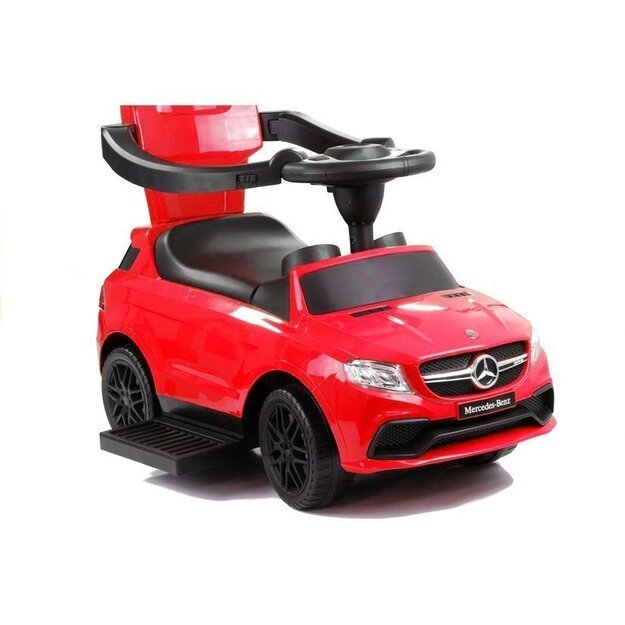 Paspiriama- mašinėlė vaikams Mercedes-Benz 3in1 raudona