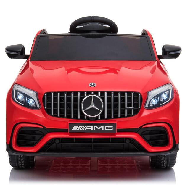 Elektromobilis vaikams Mercedes GLC 63S 4x4, vienvietis, raudonas
