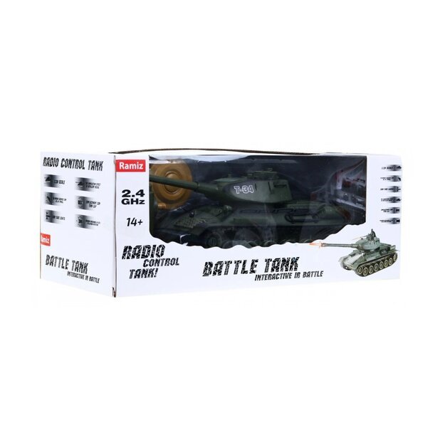 Tankas T-34 1:28 R/C 2,4 GHZ
