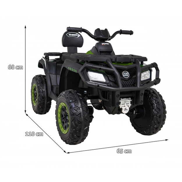 Quad XT-SPEED 4x4 24v žalia