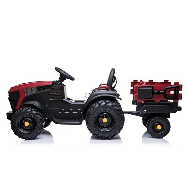 Elektromobilis traktorius su priekaba BDM0925, raudonas