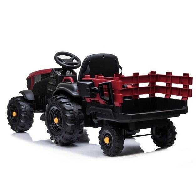 Elektromobilis traktorius su priekaba BDM0925, raudonas