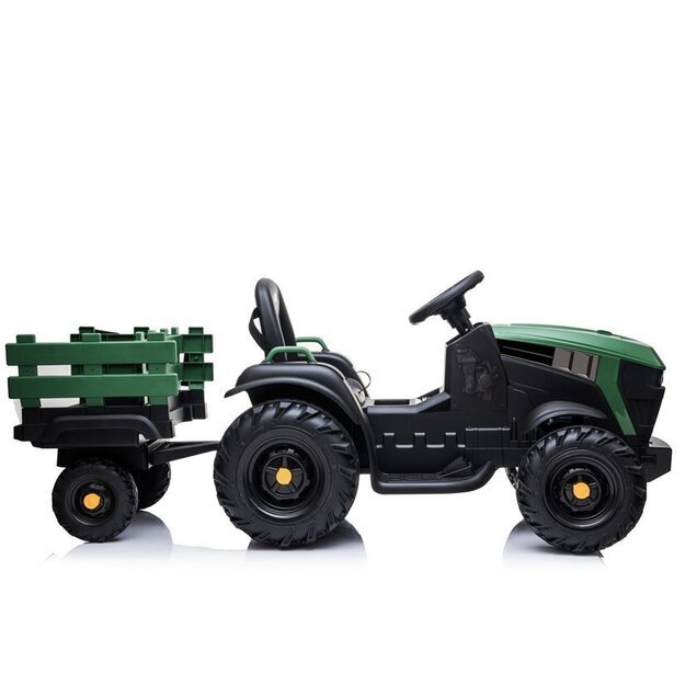 Elektromobilis traktorius su priekaba BDM0925, žalias