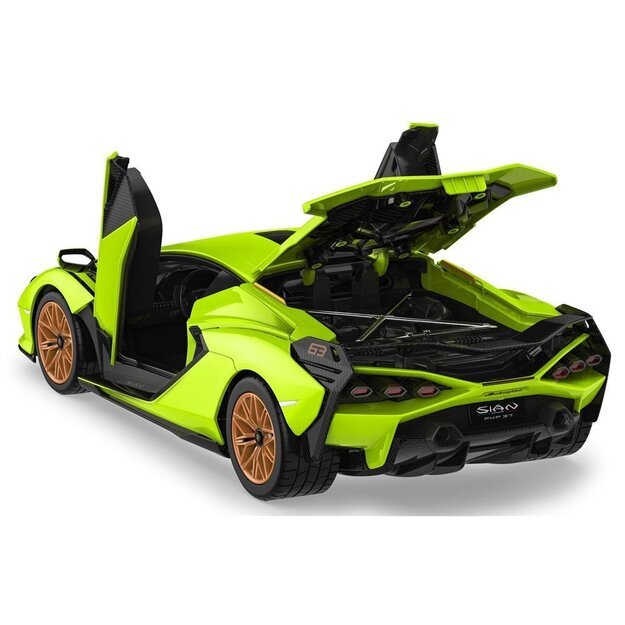 Nuotoliniu būdu valdomas automobilis R/C Rastar 1:18 Lamborghini Sian FKP 37, žalias