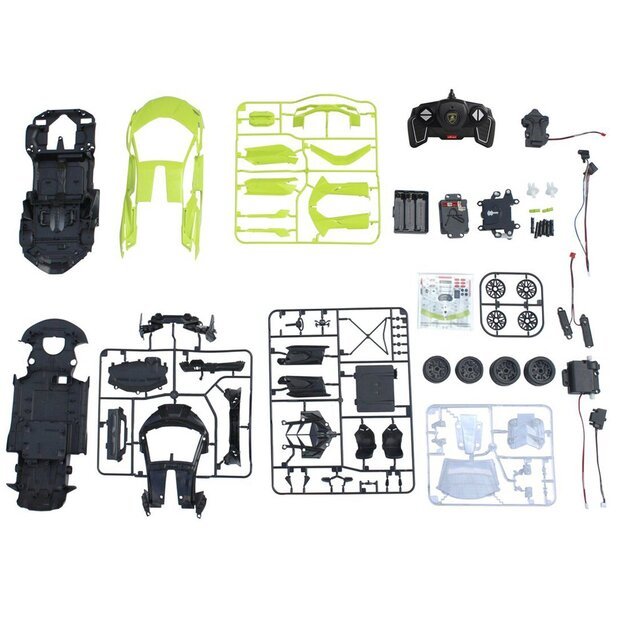 Nuotoliniu būdu valdomas automobilis R/C Rastar 1:18 Lamborghini Sian FKP 37, žalias